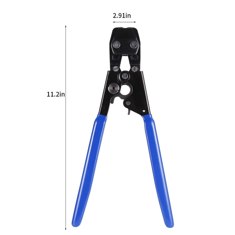 JOLINO PEX Crimping Tool Cinch Clamp Tools for Fastening Stainless Clamps Sizes from 3/8 Inch - 1 inch - Image 2